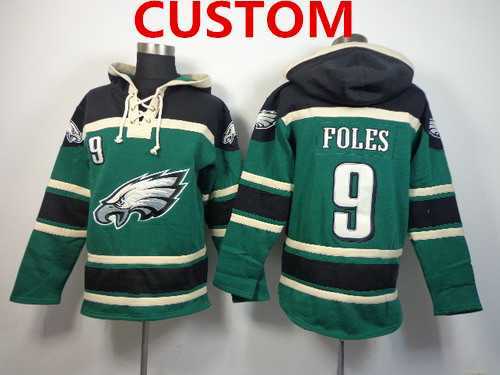 Men's Philadelphia Eagles Custom 2014 Dark Green Hoodie,We sell and wholesale Men's Philadelphia Eagles Custom 2014 Dark Green Hoodie on line form chian!